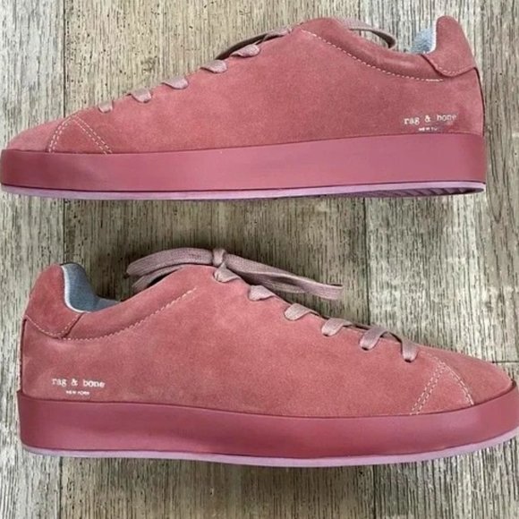 rag & bone Shoes - Rag & Bone RB1 Low Sneaker In Mauve Suede